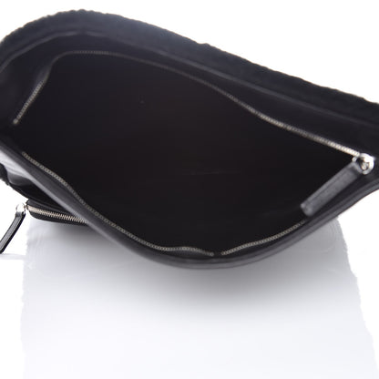 Chanel Shearling Lambskin 100% Clutch Black 6 of 8