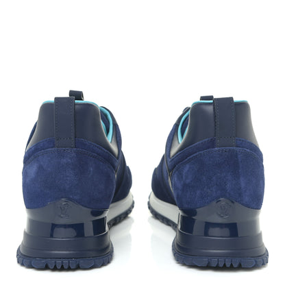 Louis Vuitton Suede Run Away Sneakers 37 Blue 4 of 9