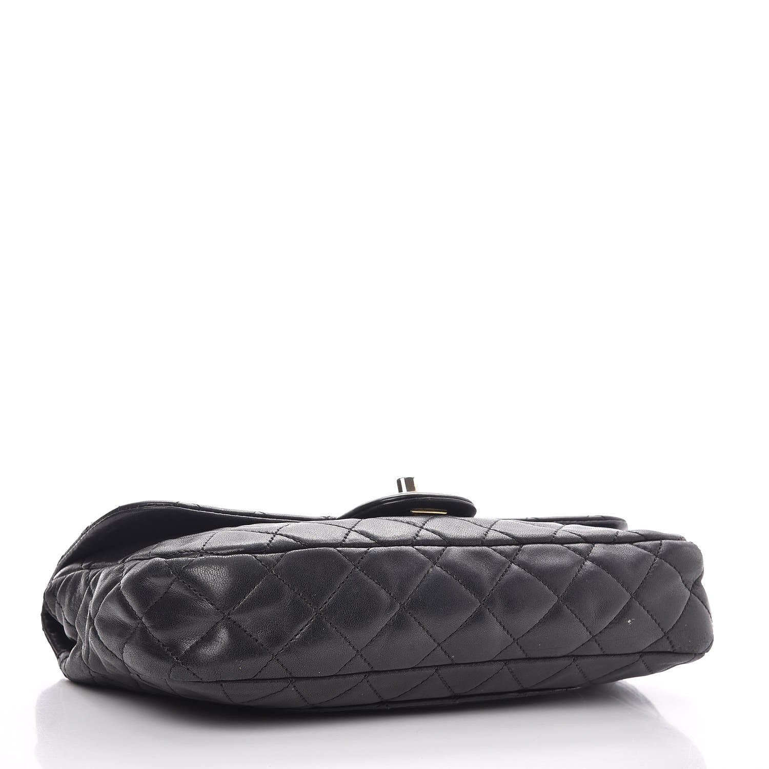 Chanel Lambskin Quilted Medium Cruise Charm Single Flap Black 4 of 18