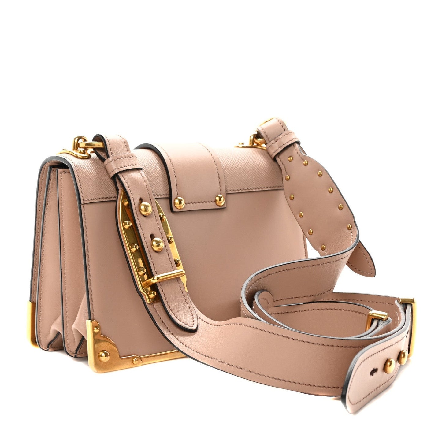 City Calf Saffiano Cahier Bag Cammeo