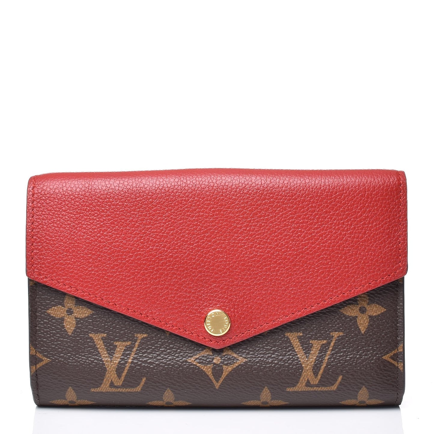 Monogram Pallas Compact Wallet Cherry