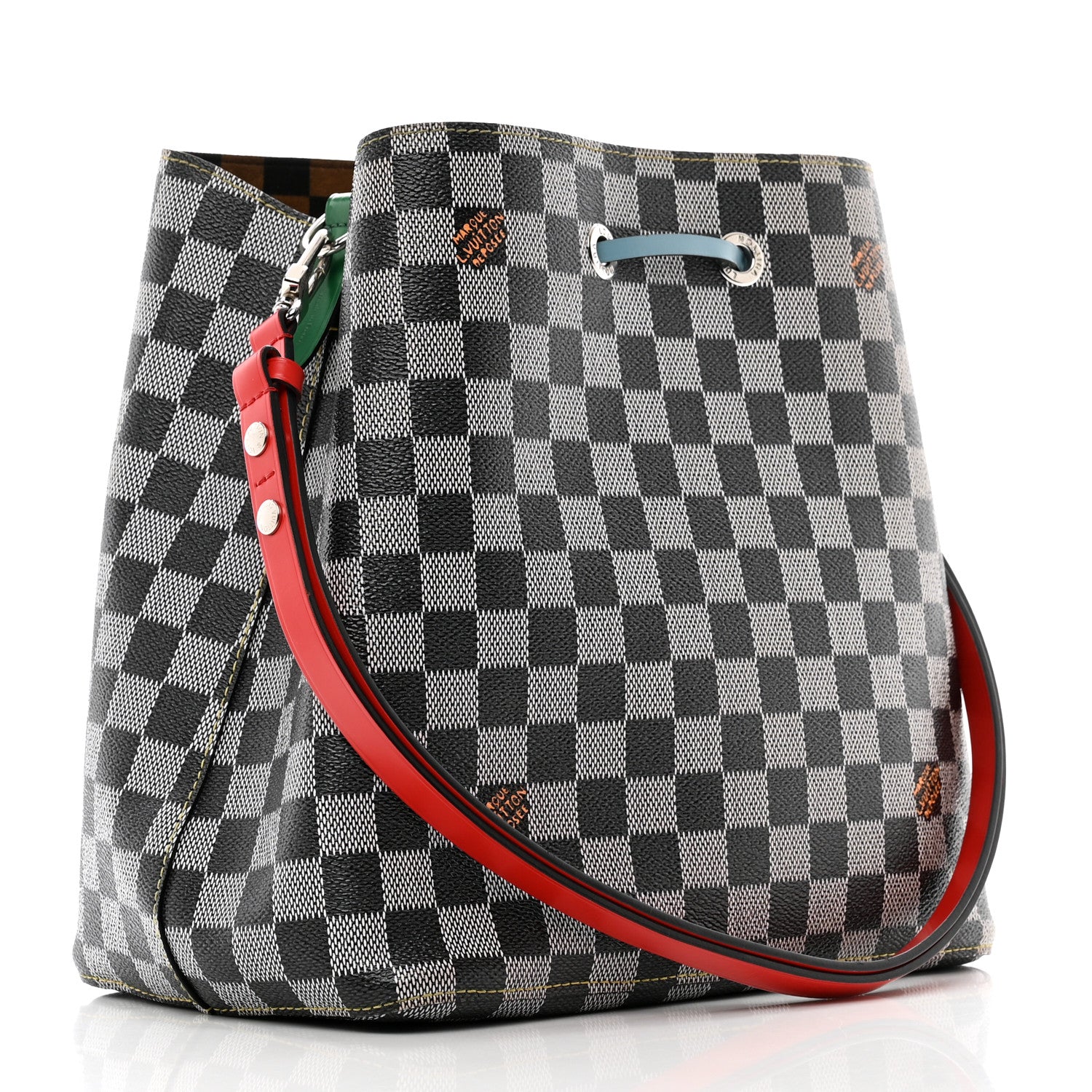 Louis Vuitton Damier Neonoe Black White 3 of 11
