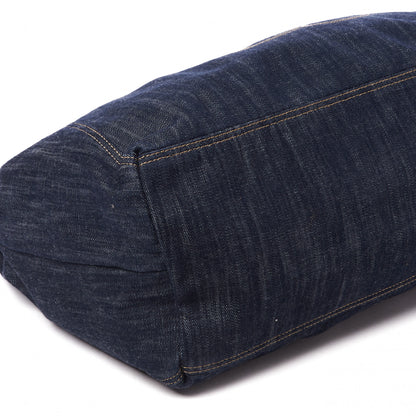 Chanel Denim XL Coco Cabas Tote Blue 5 of 9