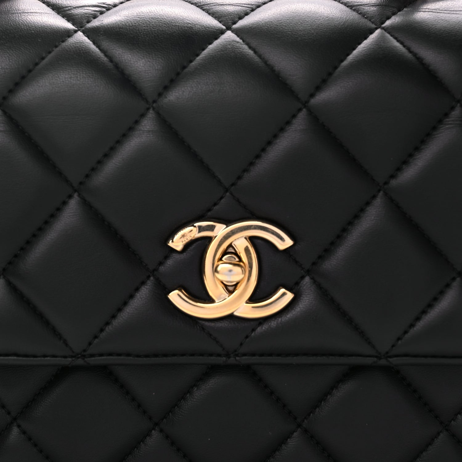 Chanel Lambskin Quilted Medium Trendy CC Flap Dual Handle Bag Black 7 of 9