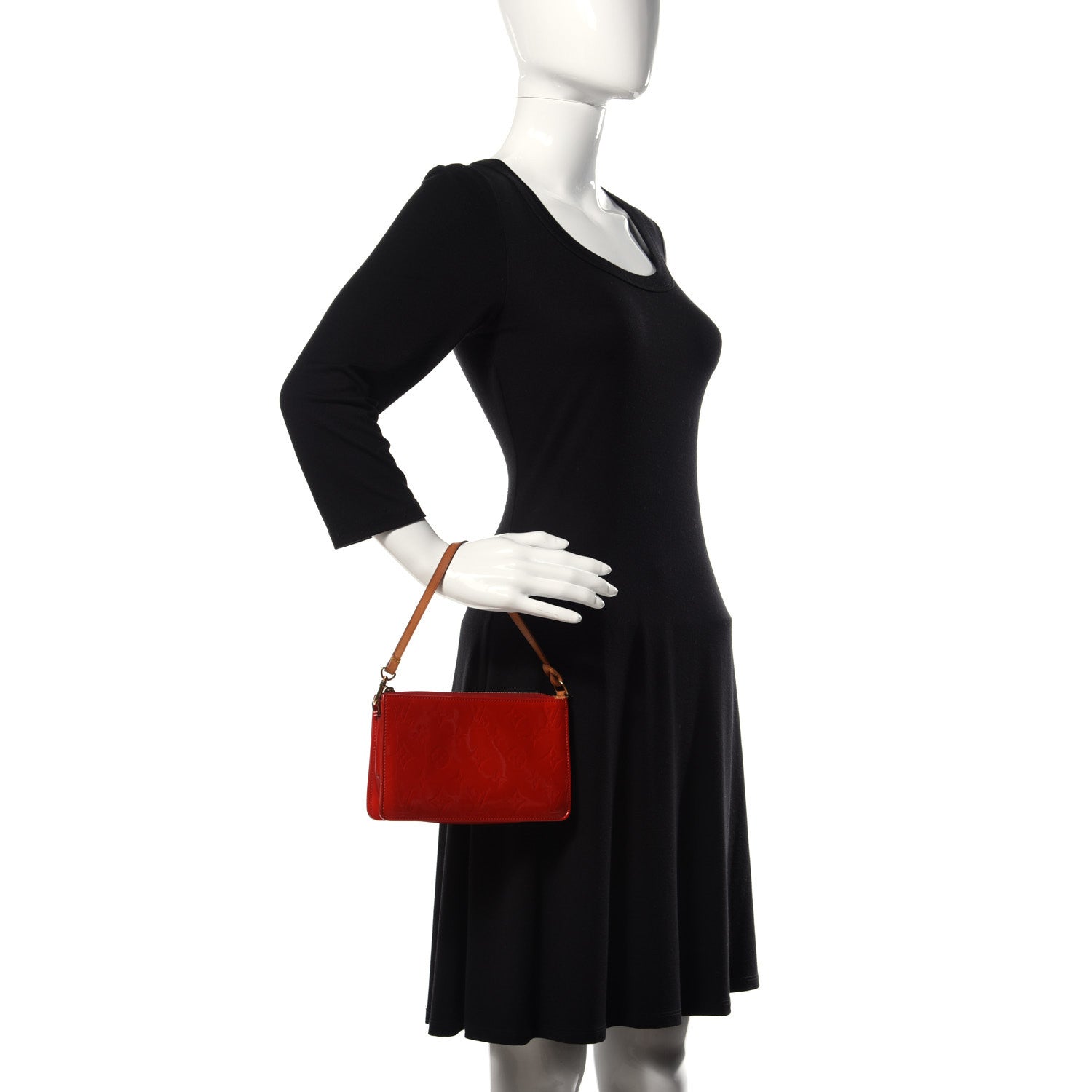 Louis Vuitton Vernis Lexington Pochette Red 2 of 9