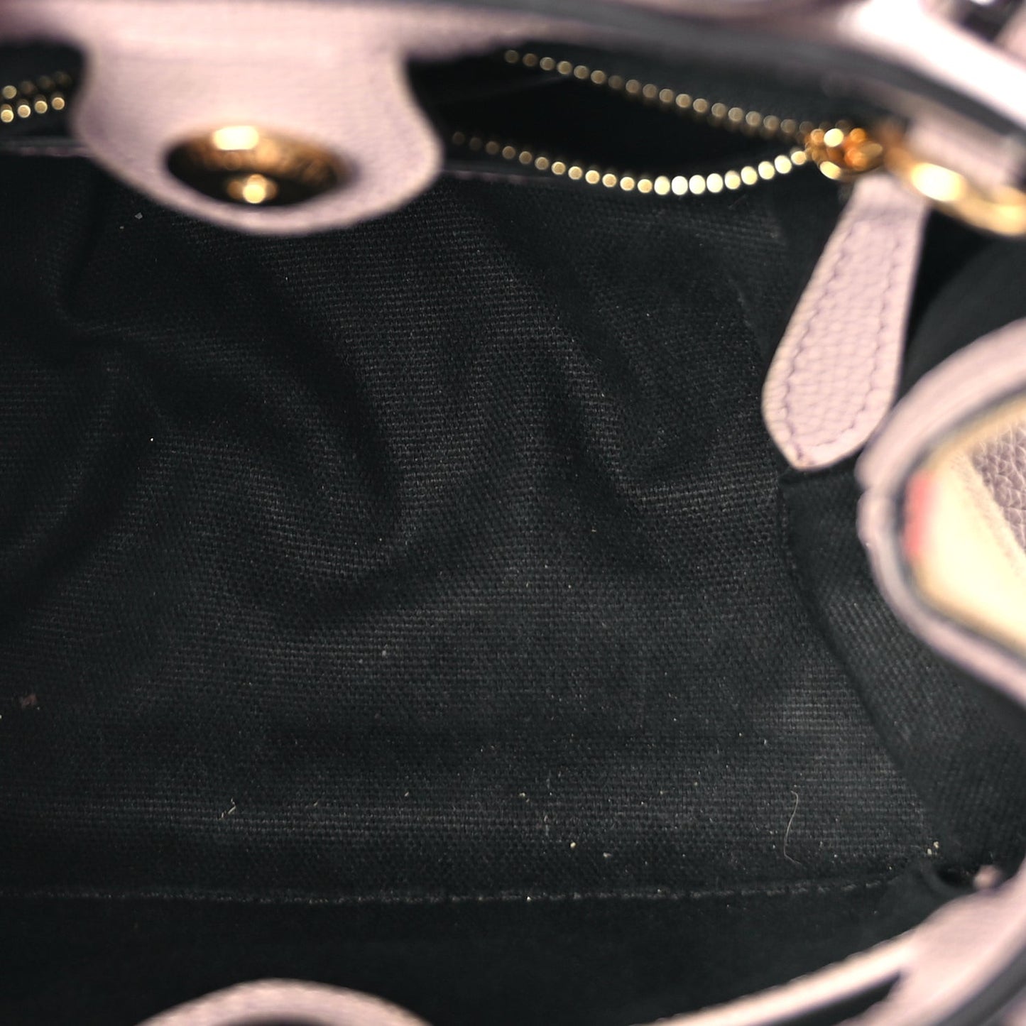 Derby Calfskin House Check Small Banner Tote Pale Orchid