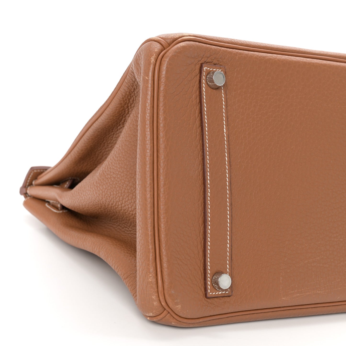 Taurillon Clemence Birkin 35 Gold