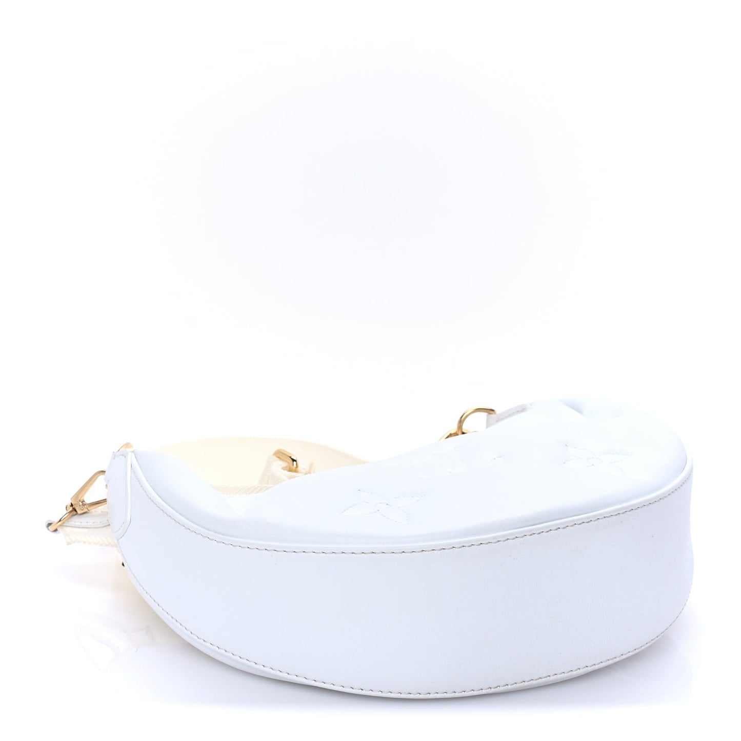 Calfskin Bubblegram Over The Moon White