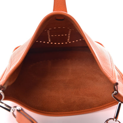 Hermes Taurillon Clemence Evelyne III GM Orange 5 of 12
