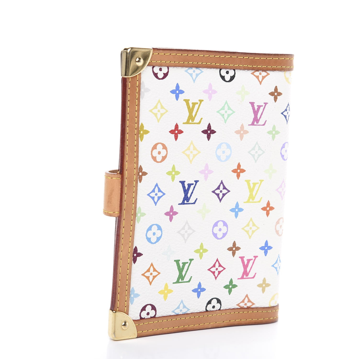 Louis Vuitton Multicolor Small Ring Agenda Cover White 2 of 6