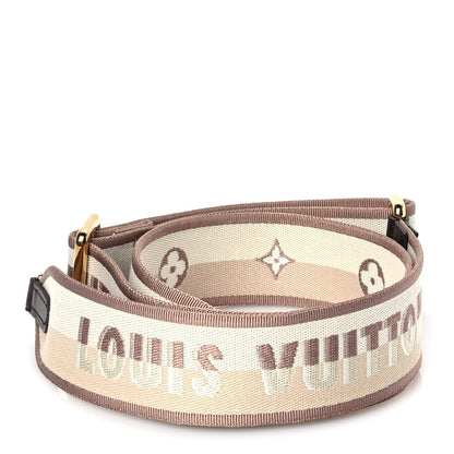 Louis Vuitton Jacquard Speedy Bandouliere 20 Shoulder Strap Beige Brown 2 of 4