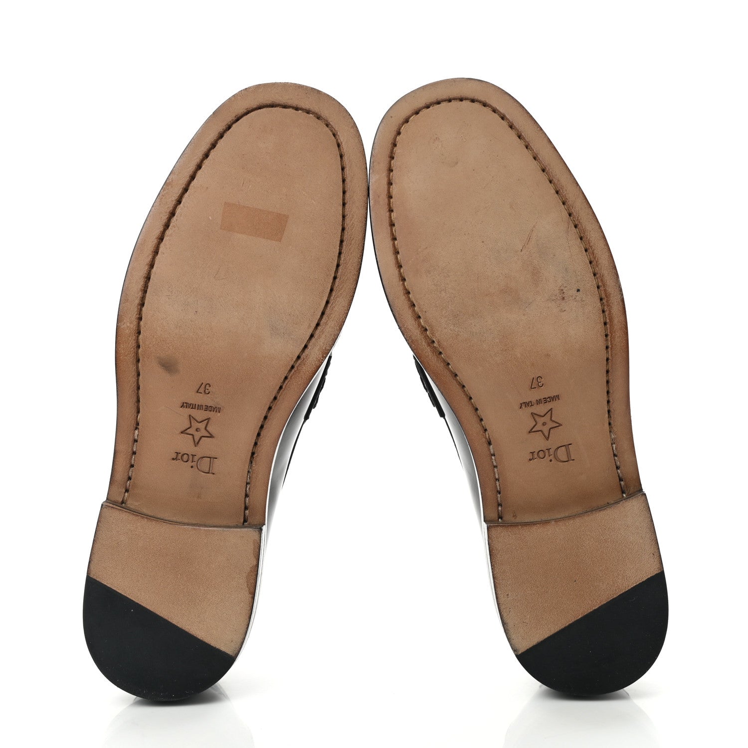 Christian Dior Shaded Calfskin Dior Code 15mm Loafers 37 Deep Amaranth 5 of 8