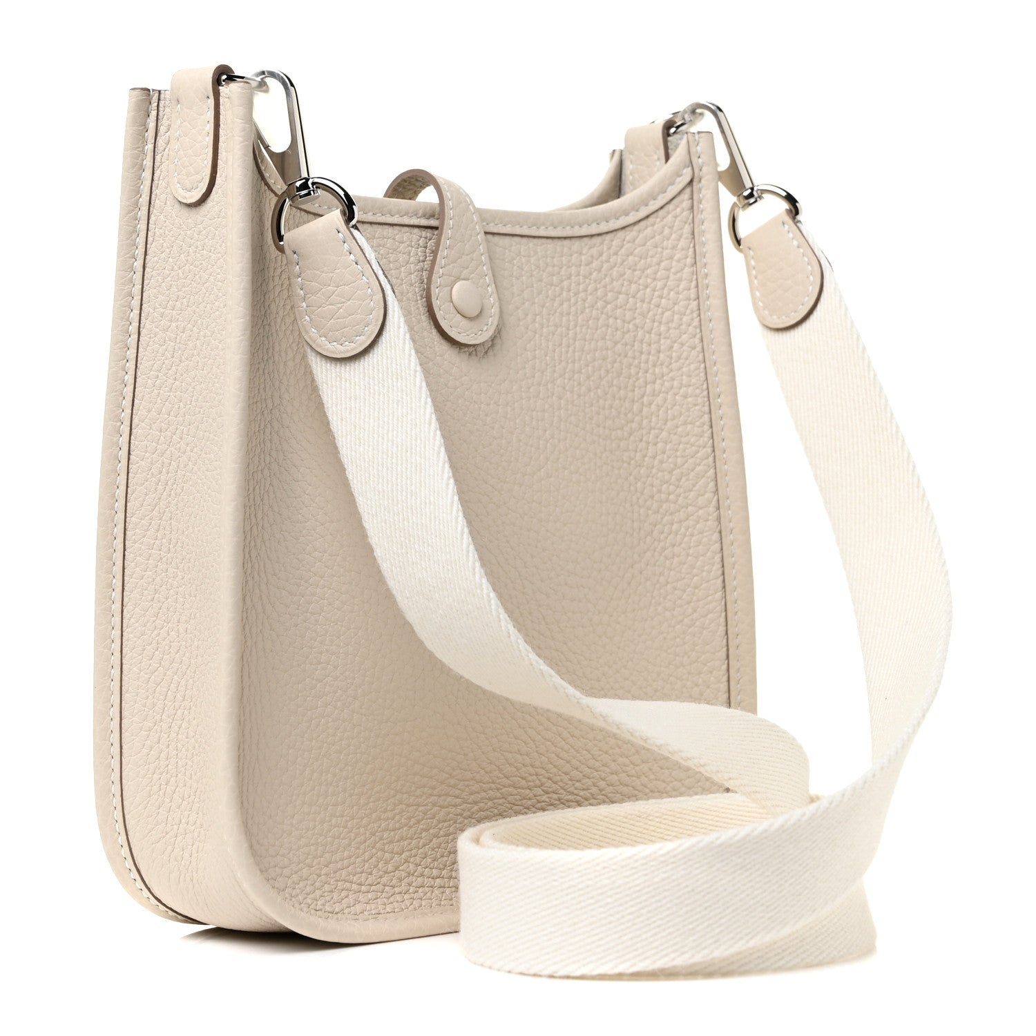 Hermes Taurillon Clemence Evelyne TPM Craie 3 of 11
