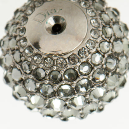 Christian Dior Crystal Mise En Dior Tribal Earrings Grey Pink 6 of 6
