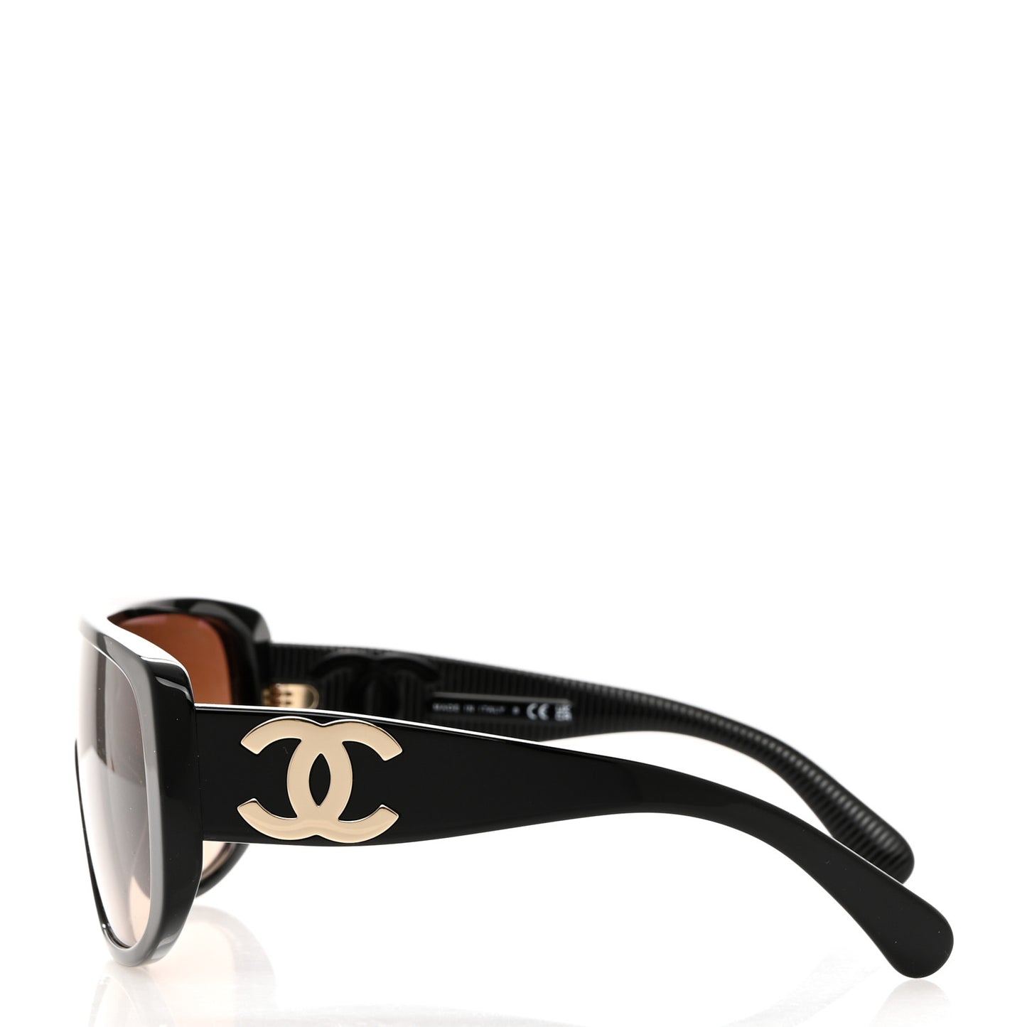 Acetate Shield Sunglasses 5495 Black