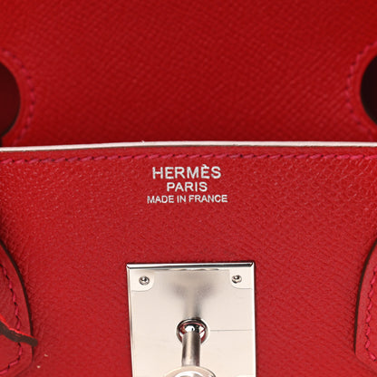 Hermes Epsom Birkin 30 Rouge Casaque 5 of 9