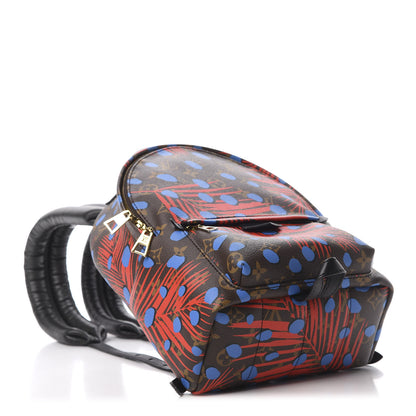 Louis Vuitton Monogram Jungle Dots Palm Springs Backpack PM Coquelicot Denim 3 of 9