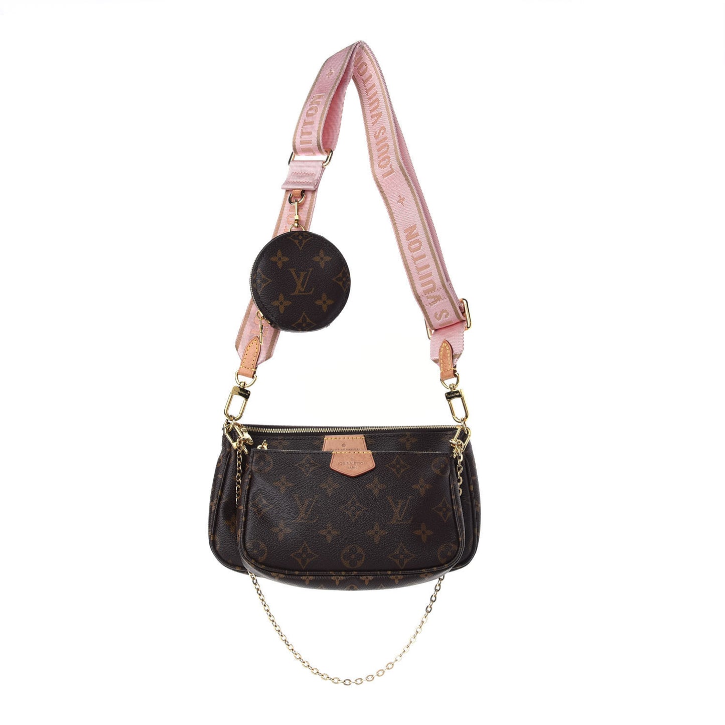 Monogram Multi Pochette Accessories Rose Clair