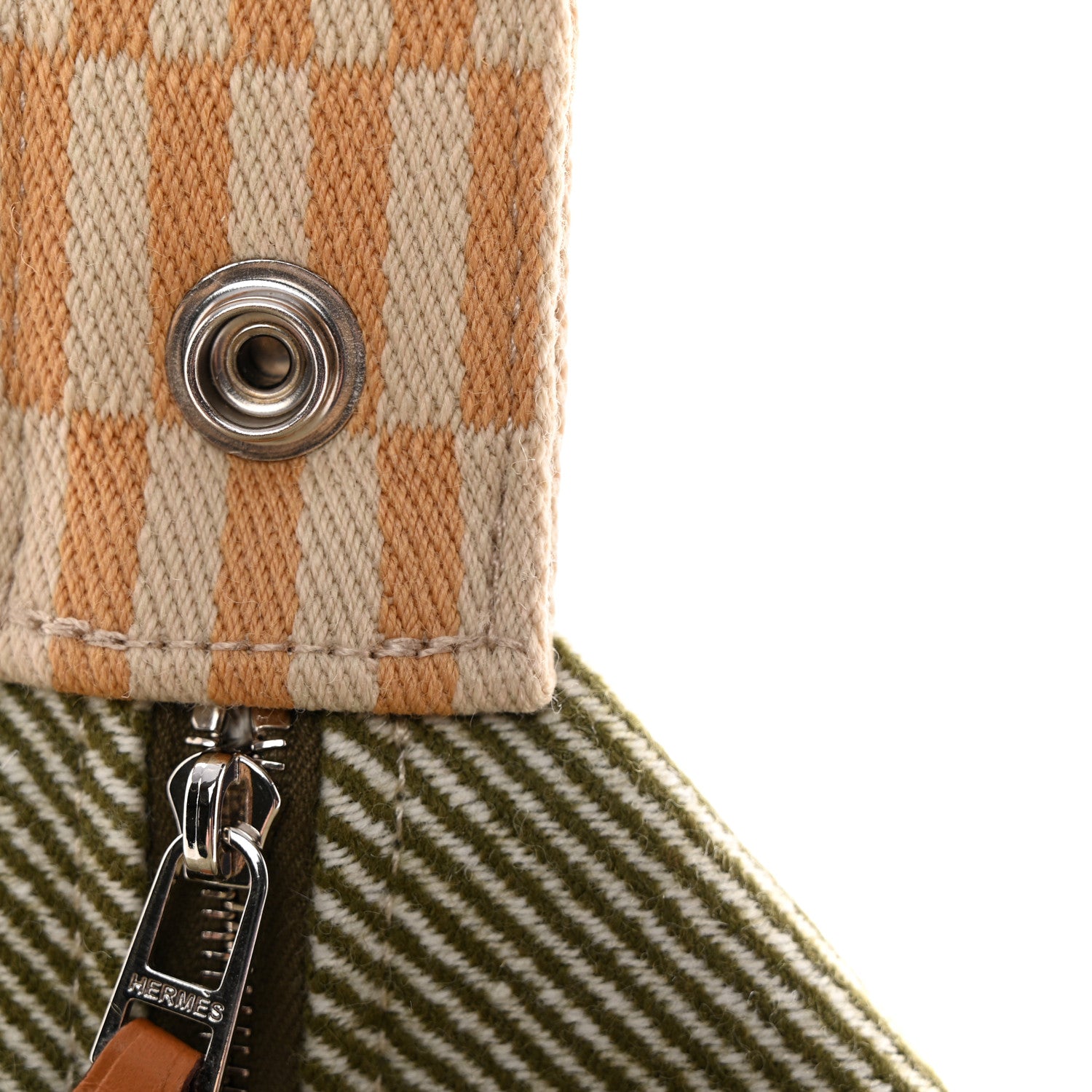 Hermes Wool Small Bride-A-Brac H Natte Pouch Vert Foret 7 of 8