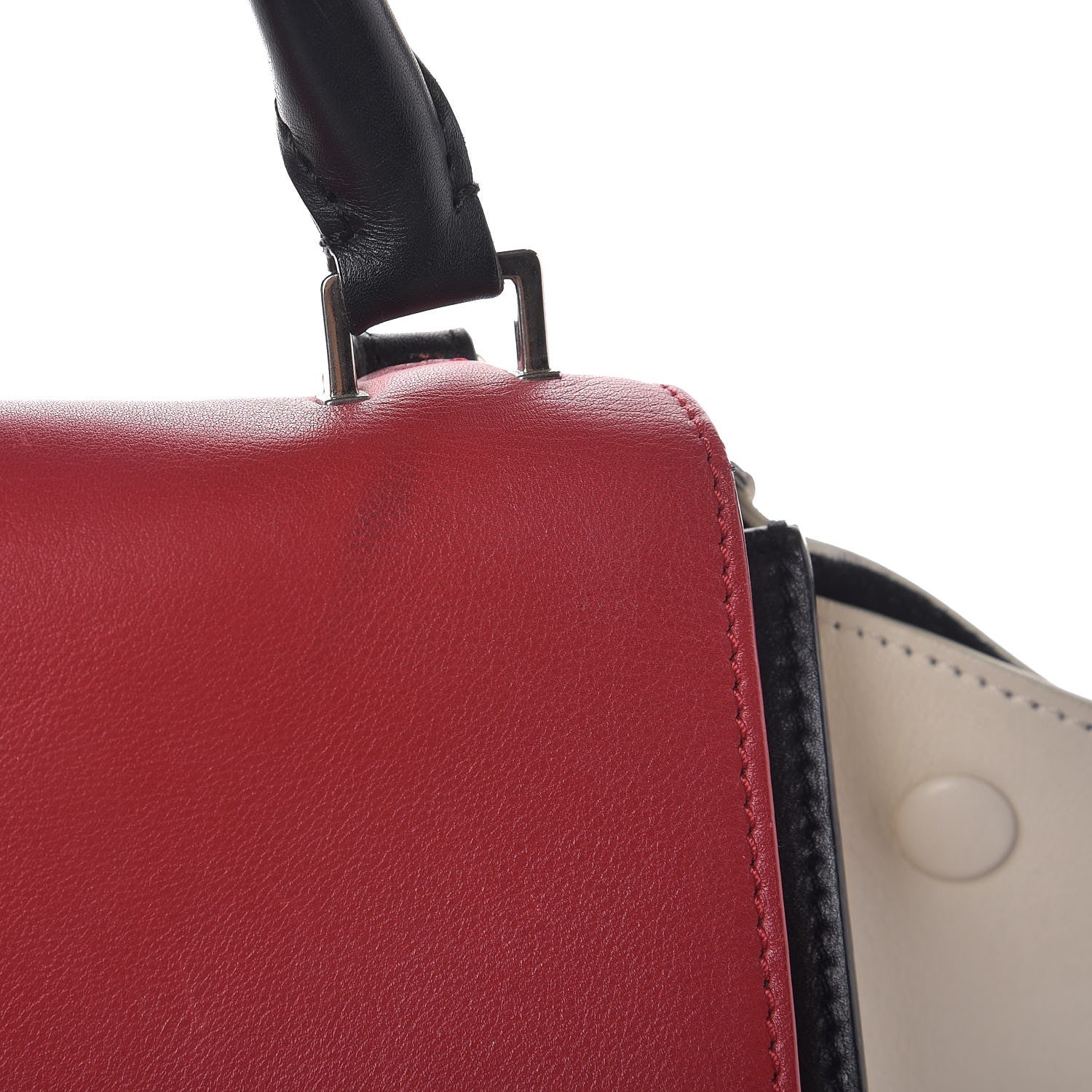 Celine Smooth Calfskin Medium Tri-color Trapeze 10 of 10