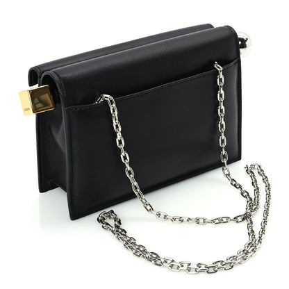 Jacquemus Smooth Calfskin La Pochette Rond Carre Black 2 of 8