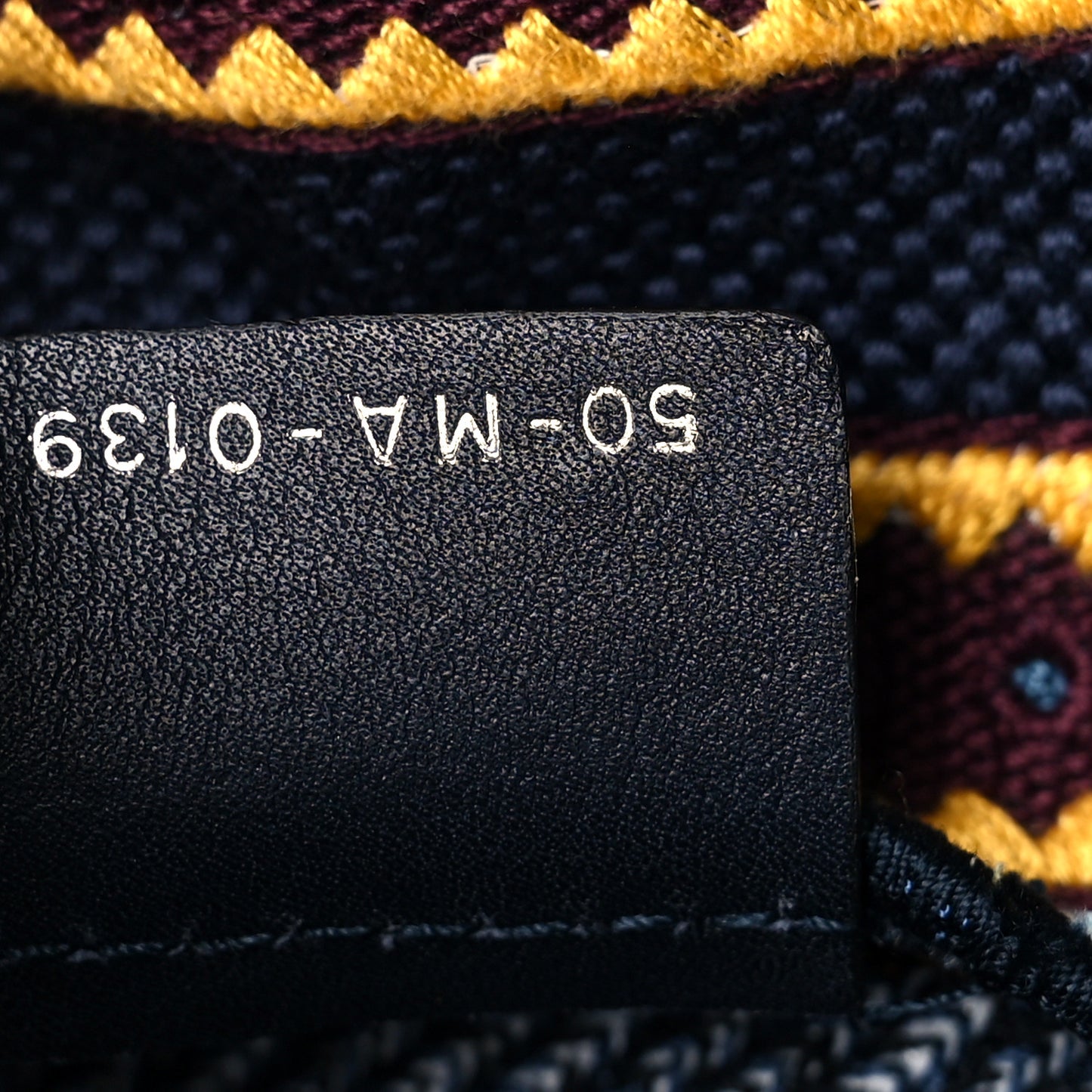 Canvas Embroidered Diorcamp Messenger Vert Multicolor