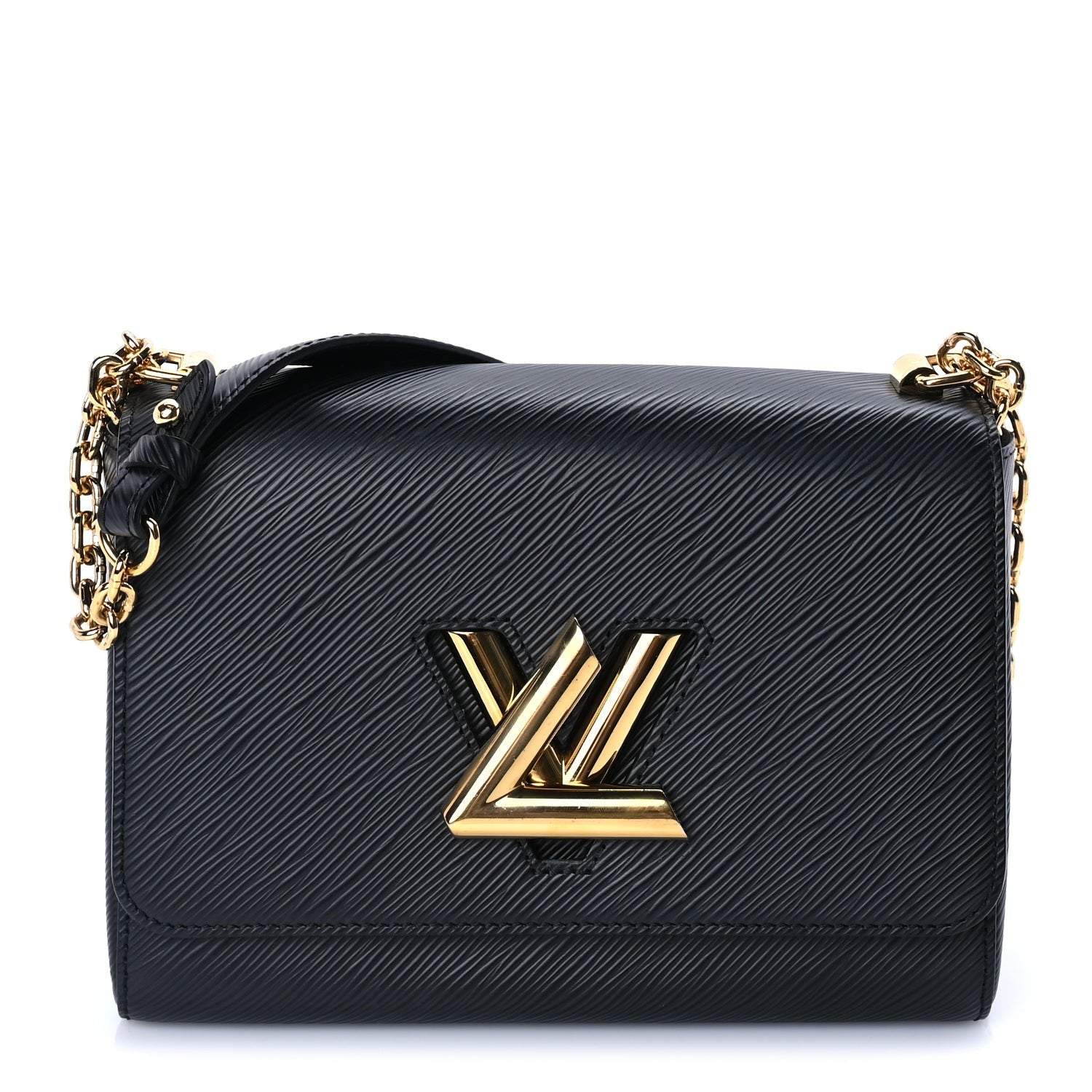 Louis Vuitton Epi Twist Shoulder Bag MM Black 1 of 7