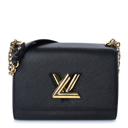 Louis Vuitton Epi Twist Shoulder Bag MM Black 1 of 7