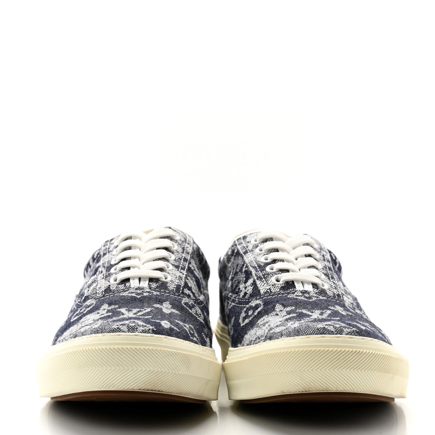 Monogram Denim Sneakers 12 Grey