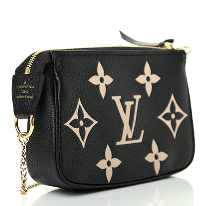 Louis Vuitton Empreinte Monogram Giant Mini Pochette Accessories Black 2 of 4
