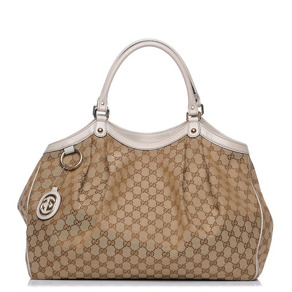 Gucci Monogram Large Sukey Tote Off White 1 of 9