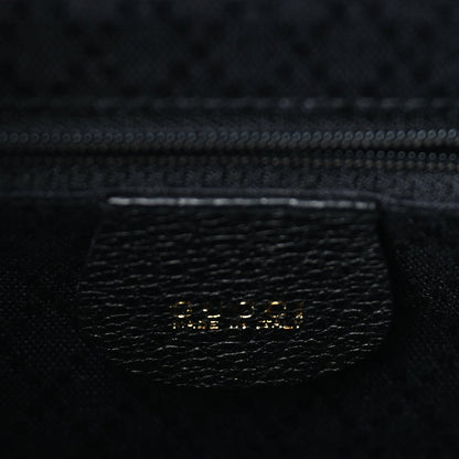 Gucci Calfskin Suede Bamboo Mini Backpack  Black 5 of 8