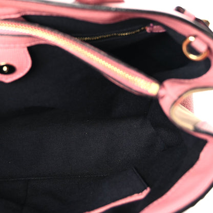 Burberry Grainy Calfskin House Check Medium Banner Tote  Mauve Pink 4 of 8