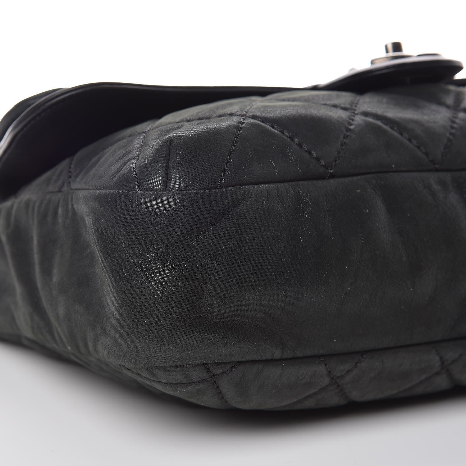 Chanel Iridescent Calfskin Jumbo In the Mix Double Flap Black 8 of 9