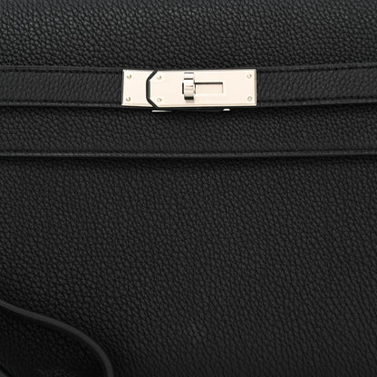 Hermes Togo Kelly Depeches 25 Pouch Black 8 of 11