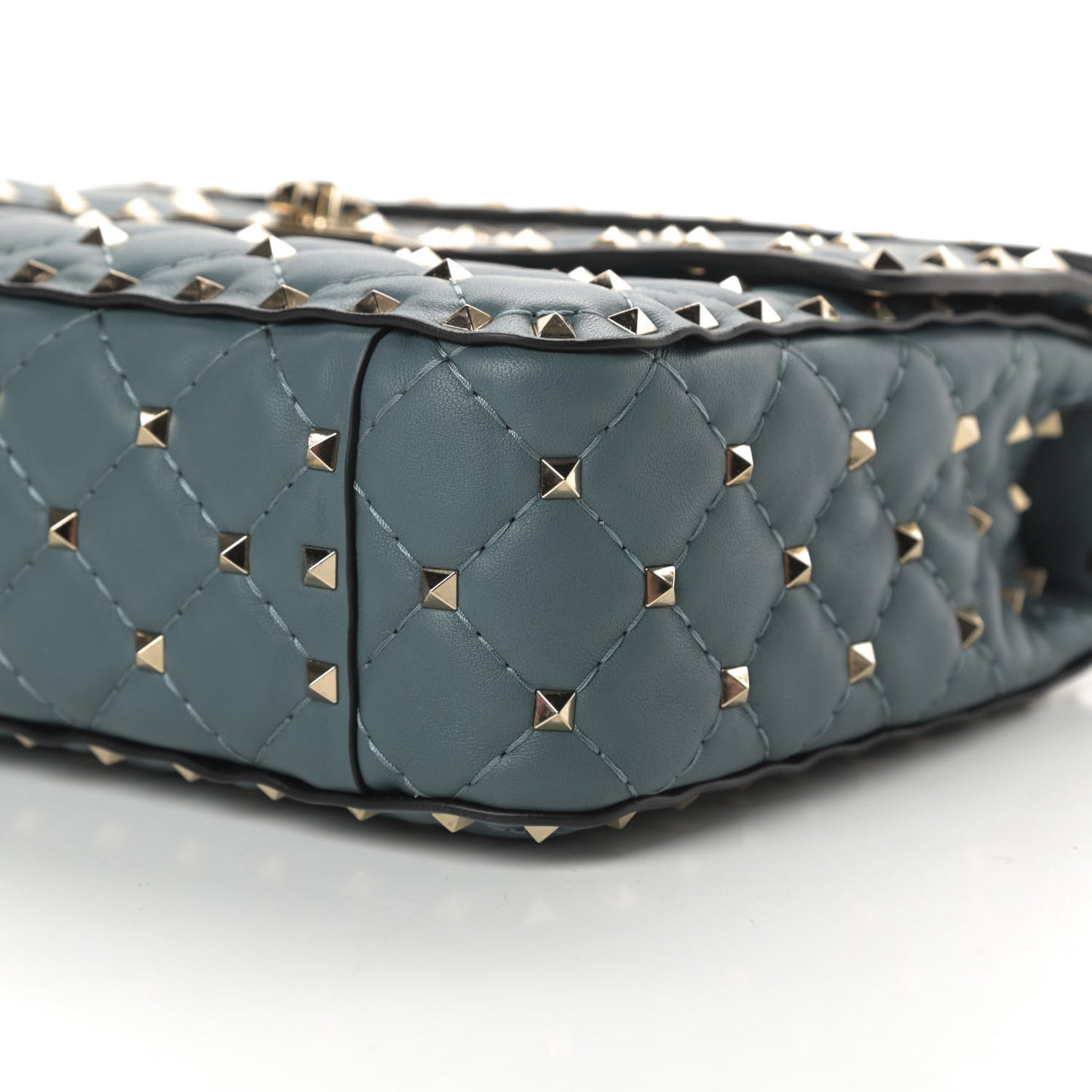 Nappa Medium Rockstud Spike Shoulder Bag Giada