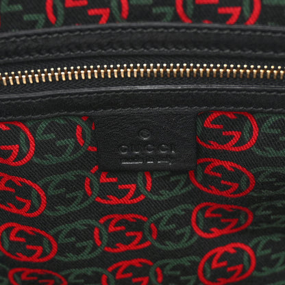 Gucci Calfskin Medium Britt Tote Black 6 of 11