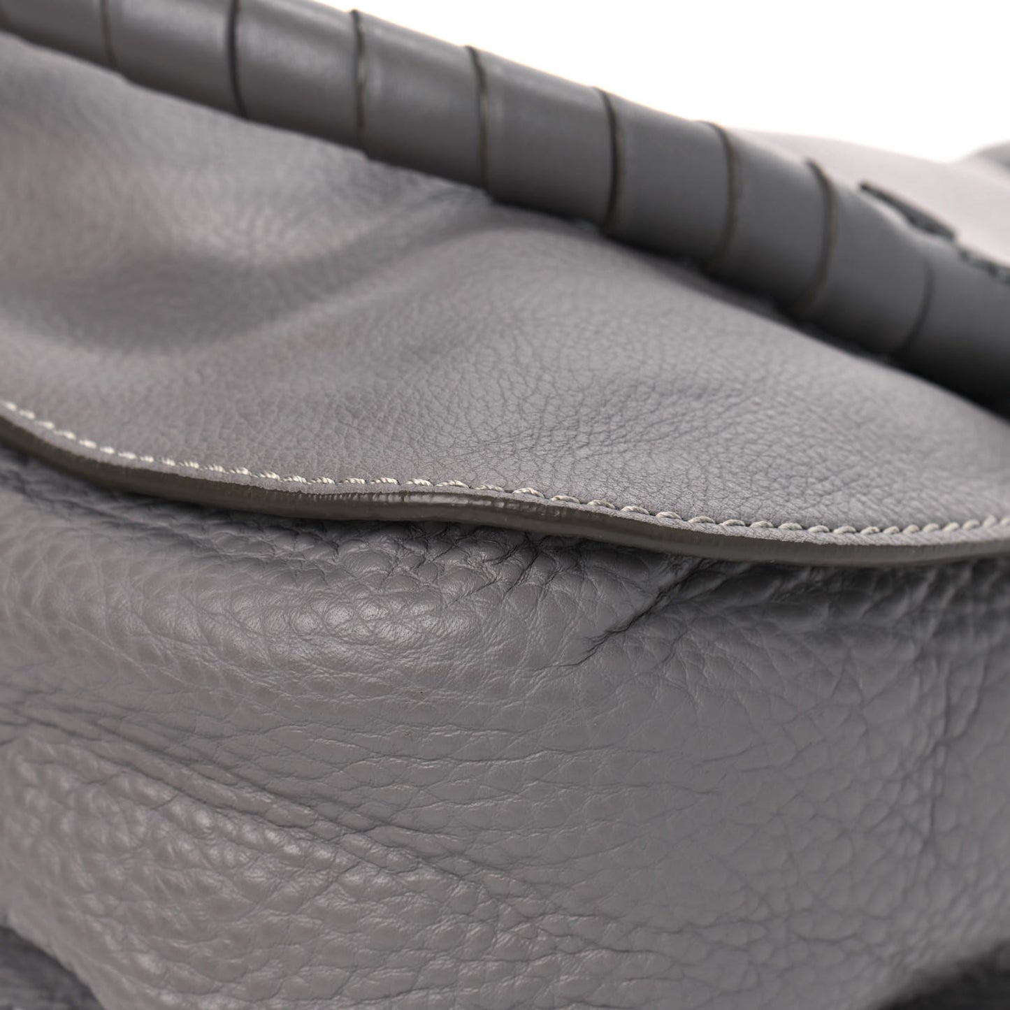 Calfskin Medium Marcie Satchel Cashmere Grey