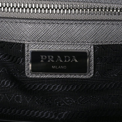 Prada Saffiano Travel Extra Large Galleria Double Zip Tote  Marmo 5 of 7
