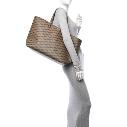 Balenciaga Coated Canvas BB Monogram Large Signature East West Shopper Bag Beige Brown 2 of 10
