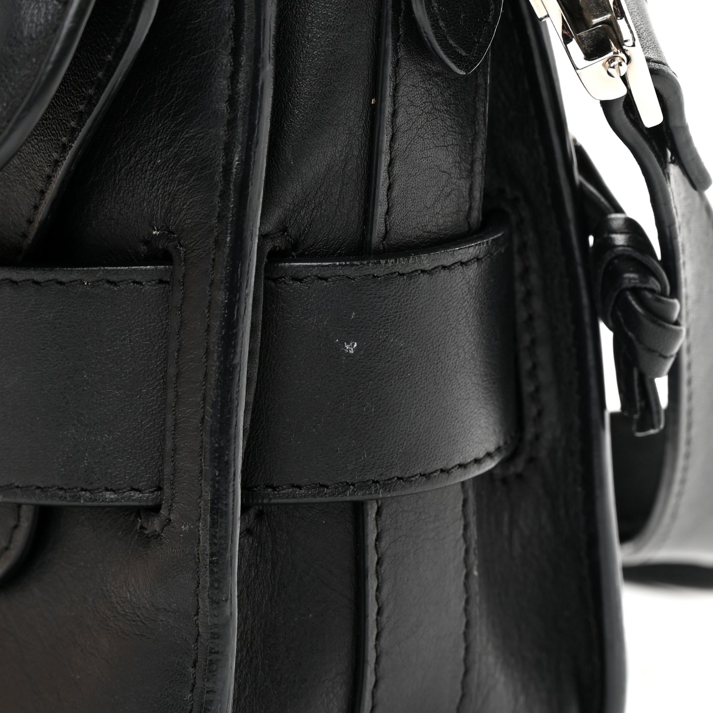 Lambskin Quilted Mini PS11 Classic Shoulder Bag Black
