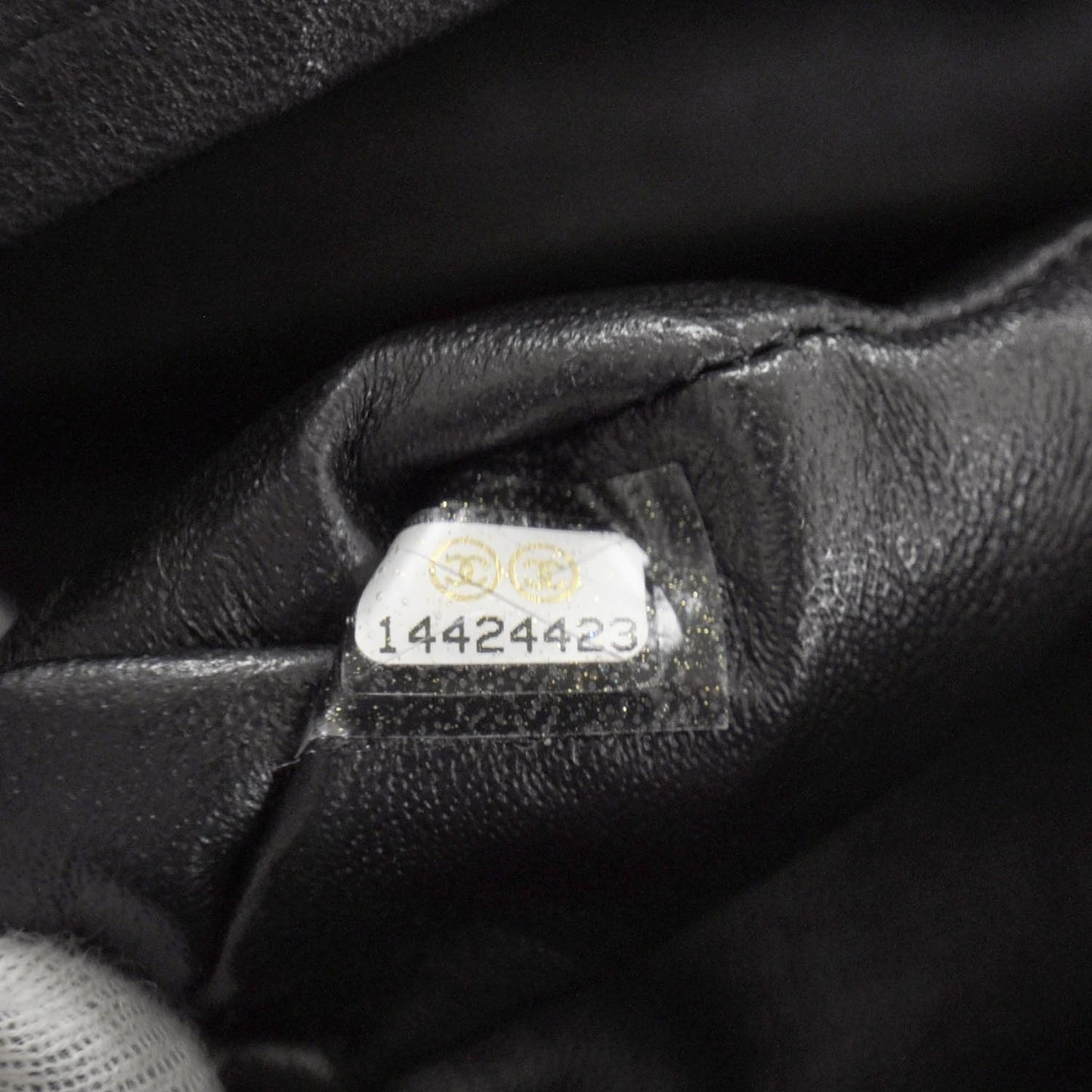 Patent Maxi Double Flap Black SHW