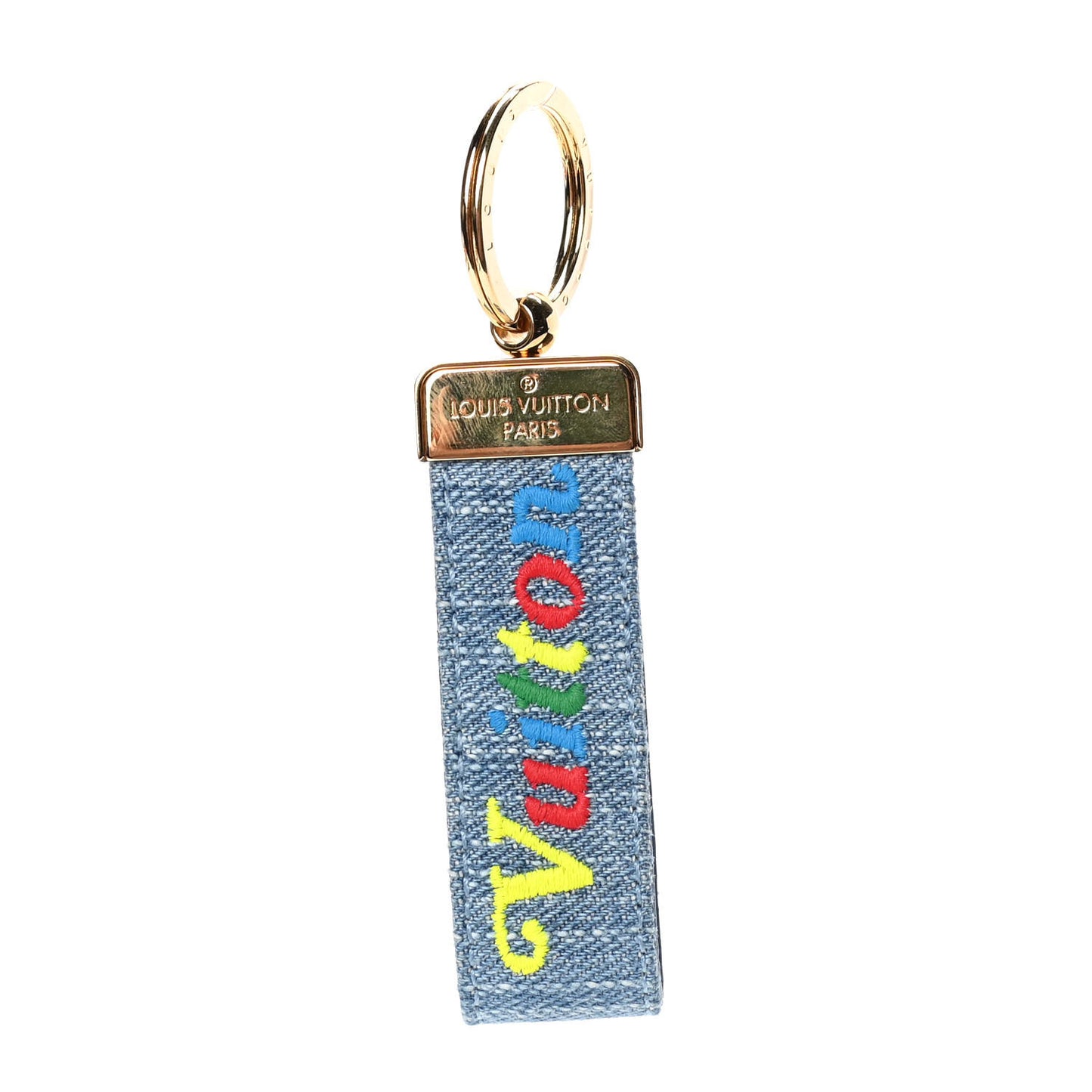 Denim New Wave Dragonne Key Holder