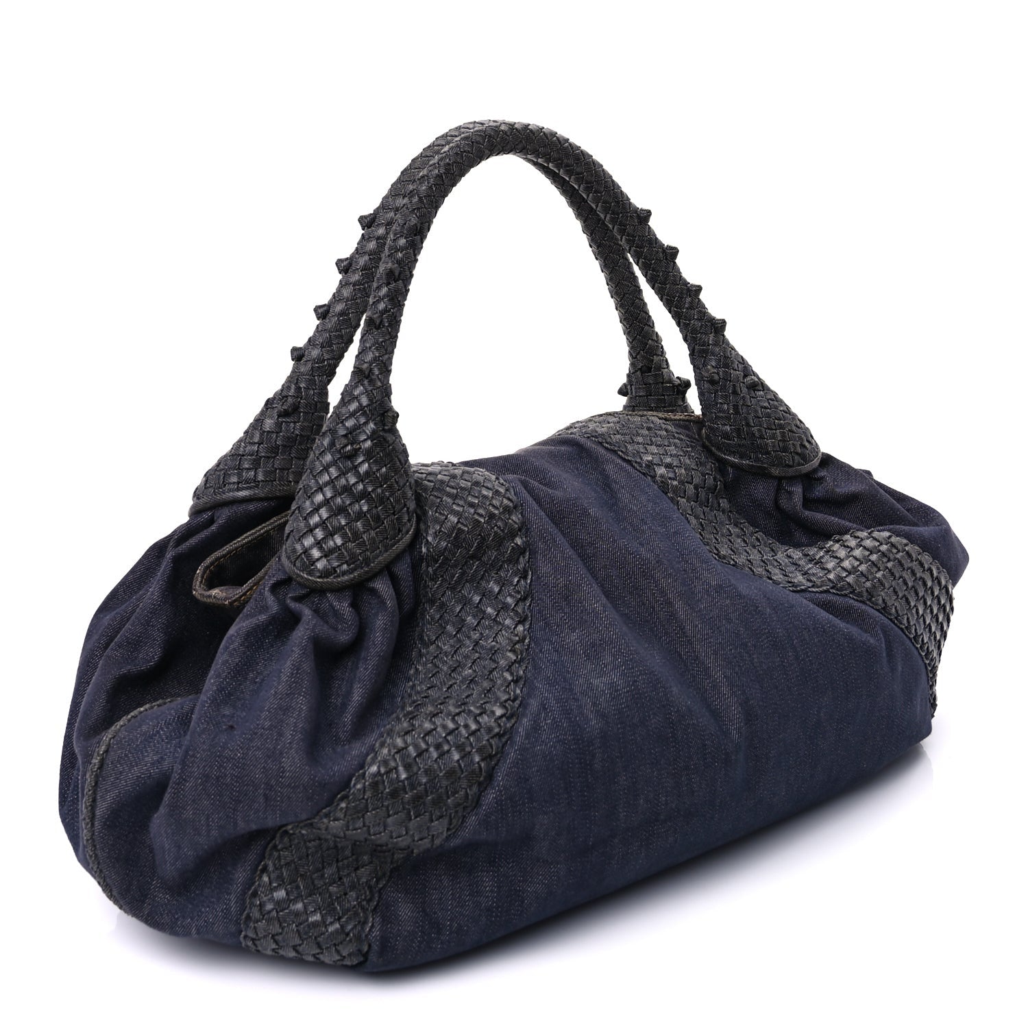 Fendi Denim Spalmati Woven Spy Blue 2 of 8
