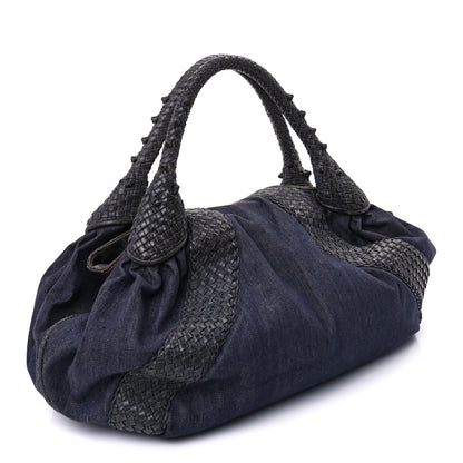 Fendi Denim Spalmati Woven Spy Blue 2 of 8