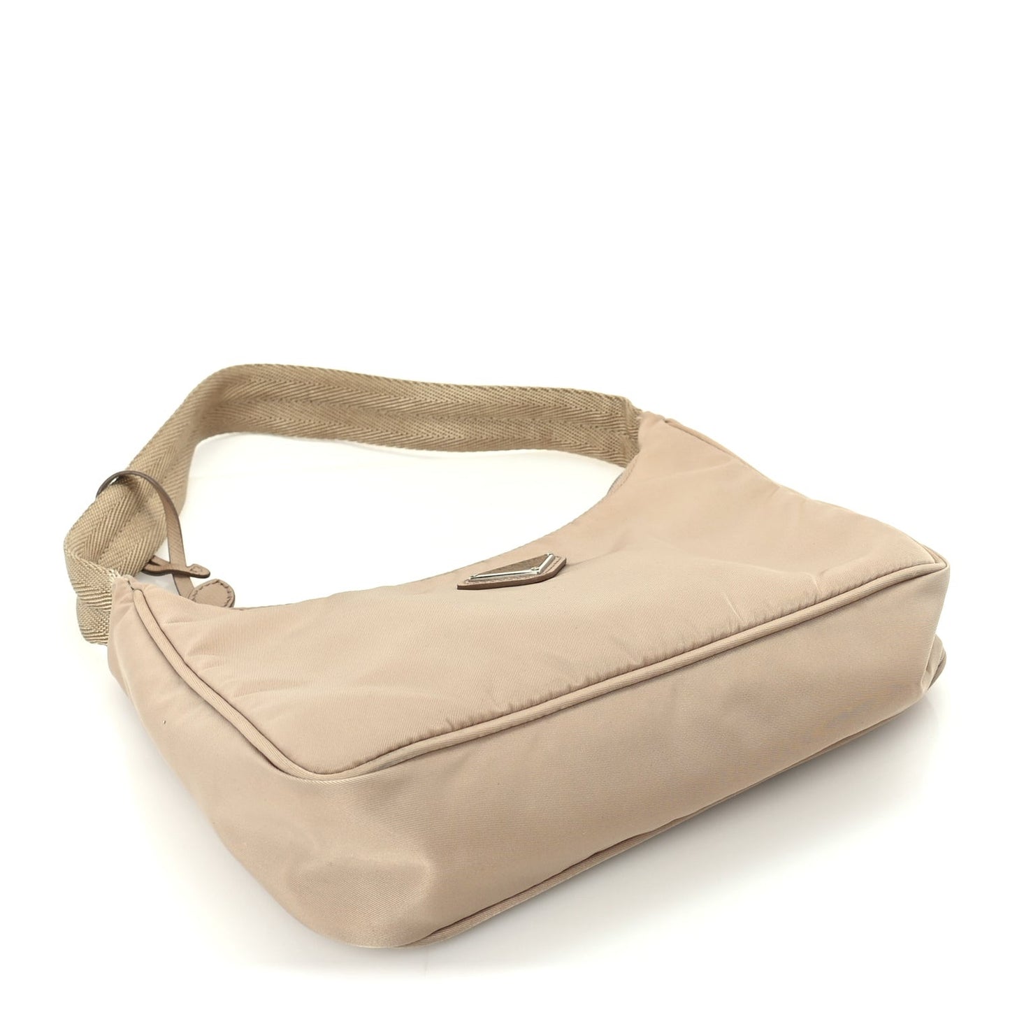 Re-Nylon Saffiano Mini Re-Edition 2000 Bag  Cammeo