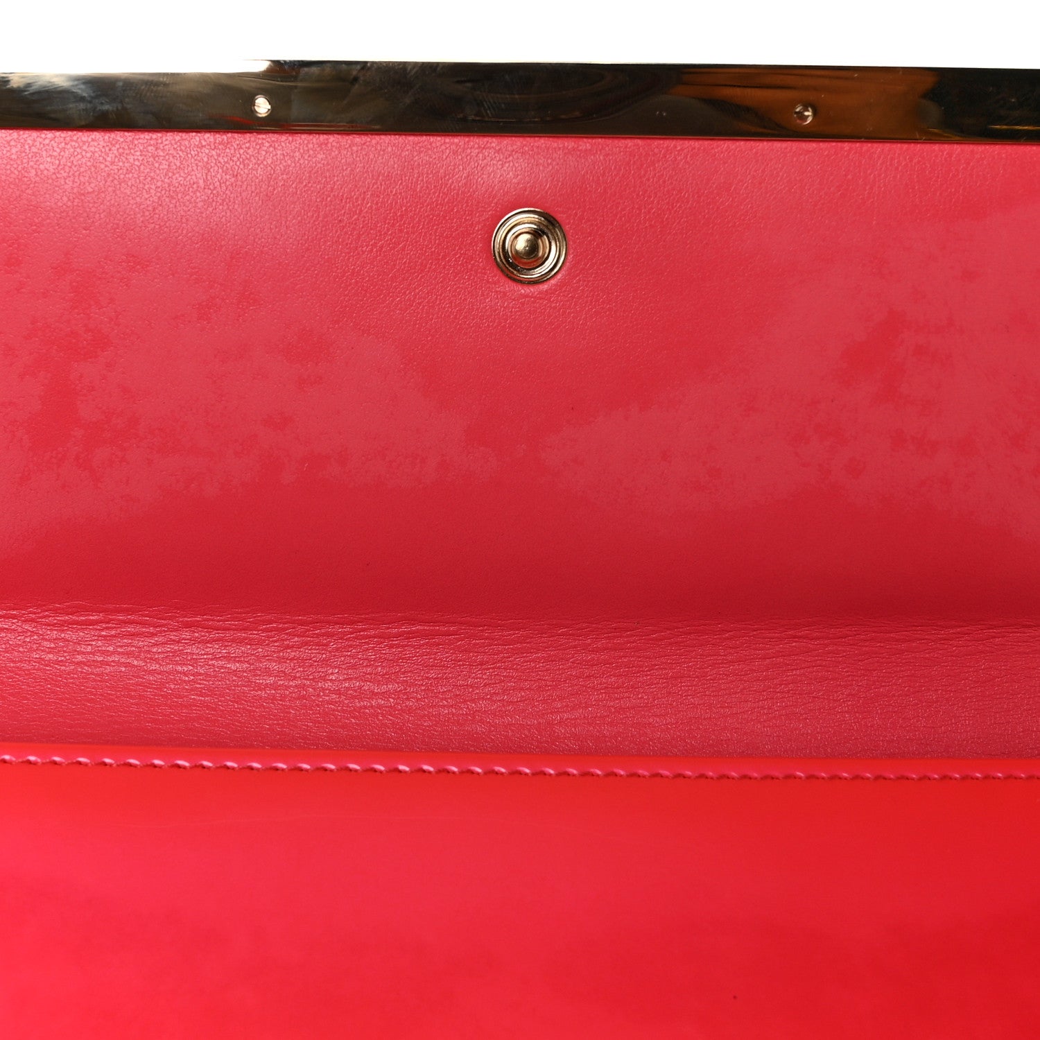 Jimmy Choo Patent Milla Wallet on Chain Geranium 8 of 8