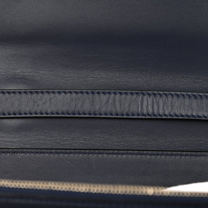 Versace Calfskin Small DV One Navy 12 of 14