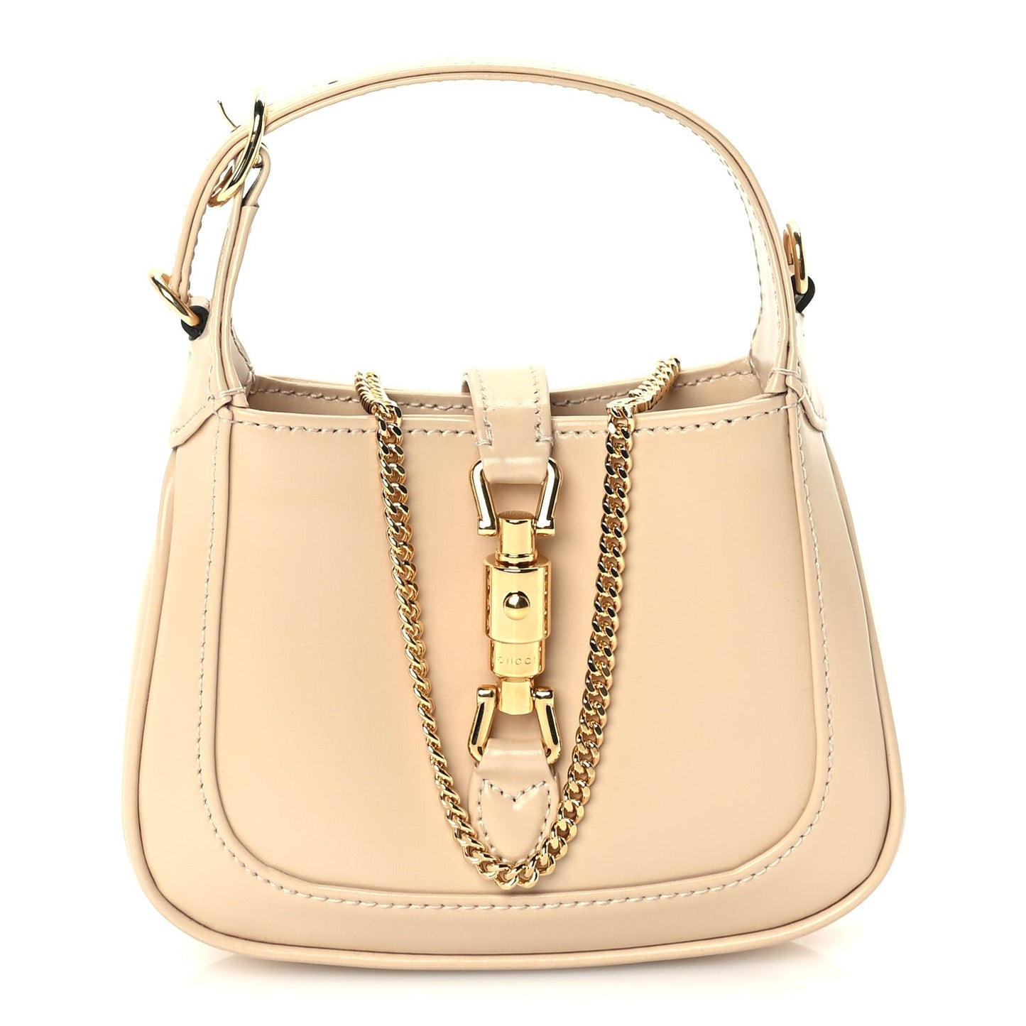 Boarded Dyana Lux Calfskin Nano Jackie 1961 Hobo  Beige