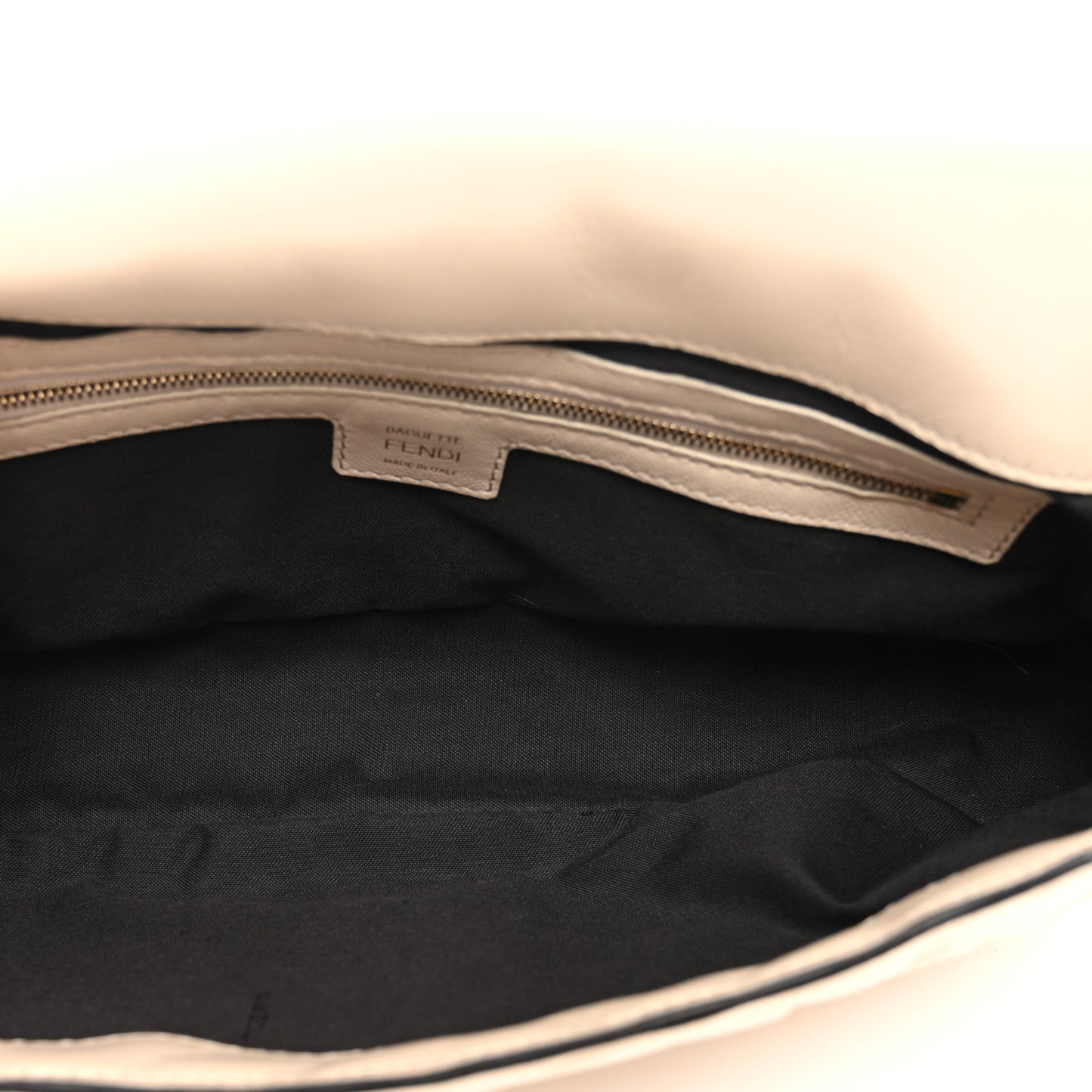 Nappa FF 1974 Embossed Baguette Camelia